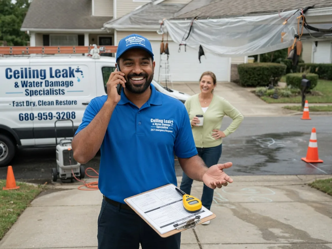 Ceiling Leak Cleanup Blairstown, NJ FAQs